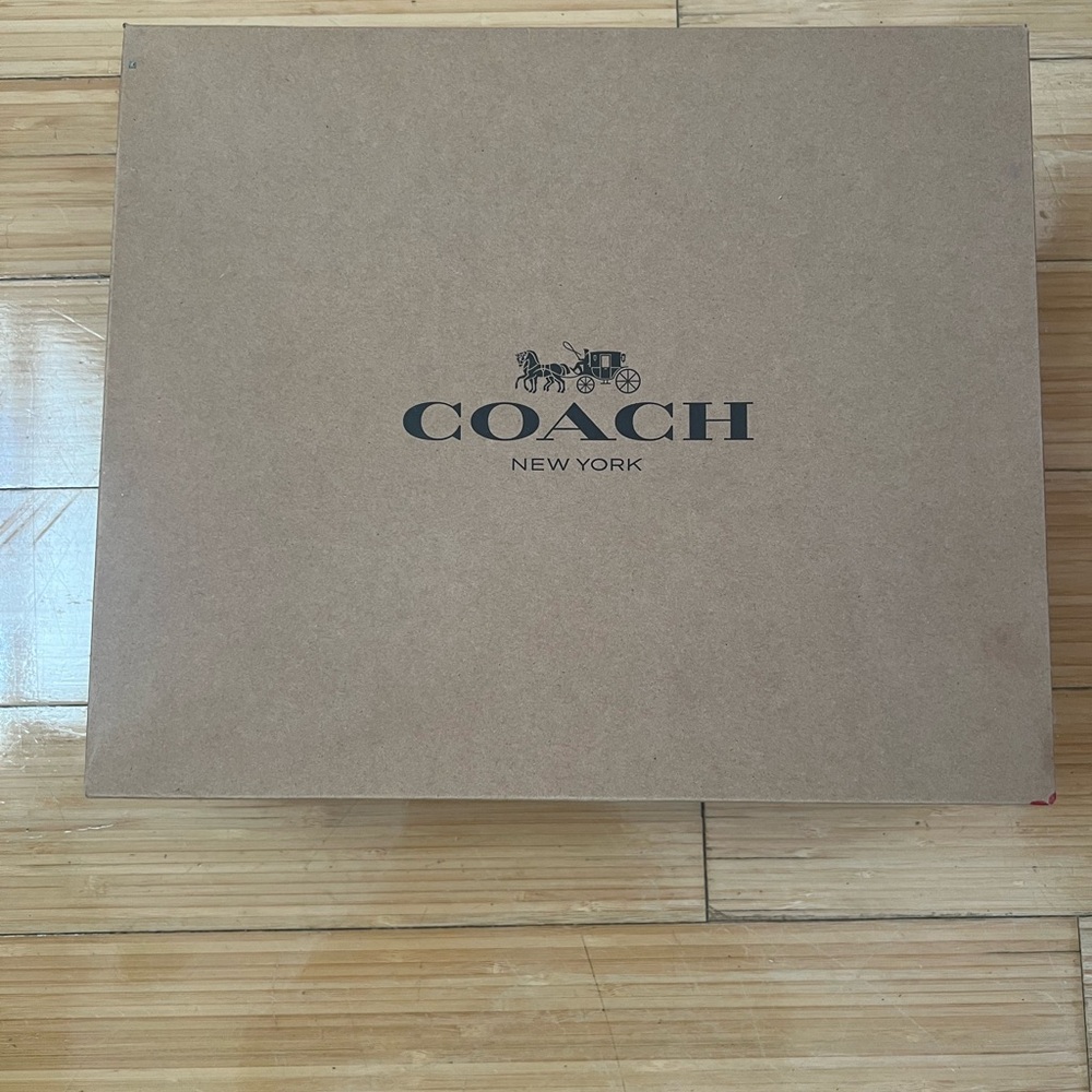 Coach Brown Gift Box with Logo